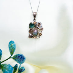 Nature's palette Tourmaline Pendant